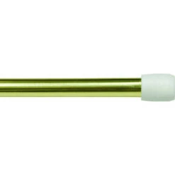 Kenney KN631/3NP KN631/3 Spring Tension Rod, 7/16 In Dia, 28 To 48 In L, Metal, Brass