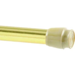 Kenney KN611NP KN611 Spring Tension Rod, 5/8 In Dia, 28 To 48 In L, Brass