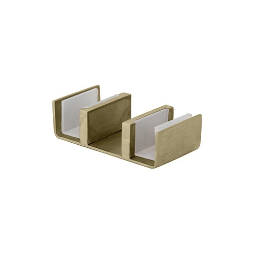 CRL CAMG1BBRZ Brushed Bronze Replacement Bottom Guide For Cambridge Sliding System