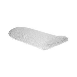 KITTRICH CORP. BMAT-C4J02-04 Bath Mat, Bubble, Clear Rubber, 15 X 34-1/2-In.