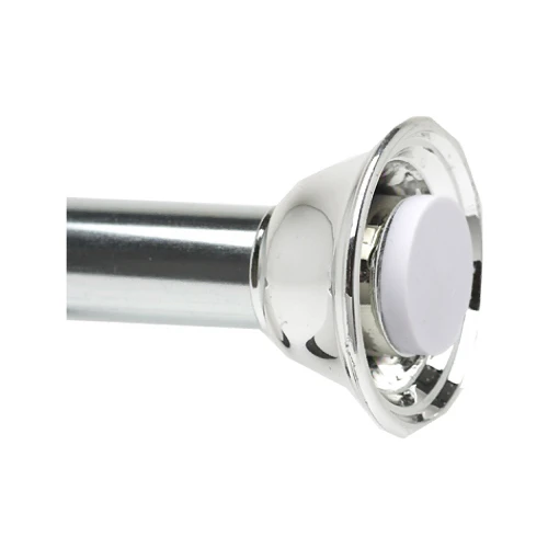 ZENITH/BATHWARE 774SS Minimal Tension Shower Rod, Adjustable, Chrome, 42 To 72-In.