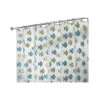 IDesign 27780 Shower Curtain 72" H X 72" W Blue/Green Fish Vinyl Blue/Green
