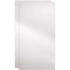 Delta SDGS060-CLN-R 29-1/32 In. X 67-3/4 In. X 1/4 In. Frameless Sliding Shower Door Glass Panels In Niebla ( For 50-60 In. Doors)