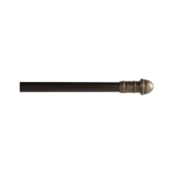 Kenney KN386/38NP Dresden Cafe Curtain Rod, Oil-Rubbed Bronze, 28 To 48-In.