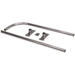 Premier 2091000 60 In. L-Type Shower Rod Aluminum