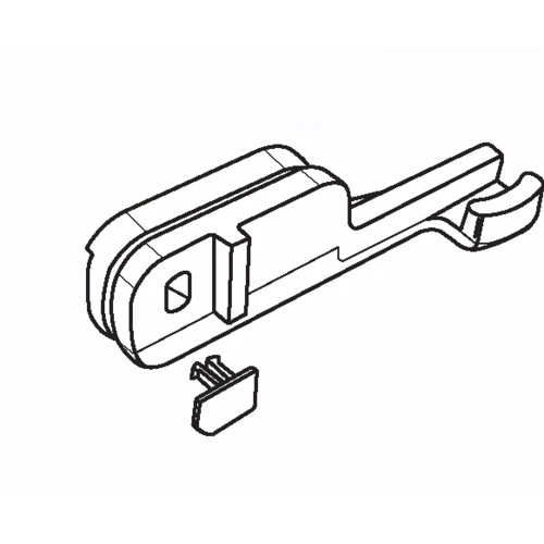 Brixwell 22-71a Shower Door Slide Guide With Pin
