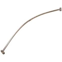 National Brand Alternative C60BS 60 In. Stainless Steel Curved Shower Rod In Polished Finish