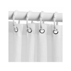 Zenna Home H20WW Shower Curtain/Liner, 72 In L, 70 In W, Polyester, White