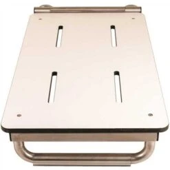 WingIts WBTES290150PW 29 In. X 15 In. Permanent End-Mount Bathtub Seat With Skis, White