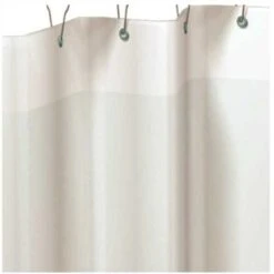 ASI 10-1200-V72 72 In. L X 72 In. W 8-Gauge White Vinyl Shower Curtain