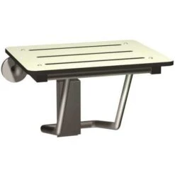 ASI American Specialties, Inc. 10-8203 Folding 18 In. W Shower Seat Rectangular Solid Phenolic Seat - Compact In White