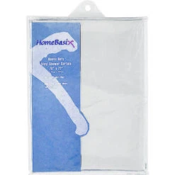 Simple Spaces SD-PCP01-F3L Shower Curtain, Vinyl, Frosted, Frosted