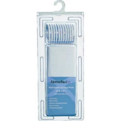 Simple Spaces SD-626WH-3L Shower Curtain, PVC/Vinyl, White, White