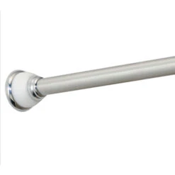 IDesign 4005121 Tension Curtain Rod York White Stainless Steel Polished