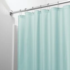 IDesign 14635 Shower Curtain 72" H X 72" W Mint Polyester Mint
