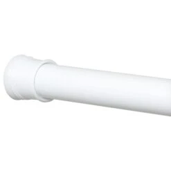 Zenna Home 512W/502W TwistTight Series Shower Stall Rod, 40 In L Adjustable, 1 In Dia Rod, Steel