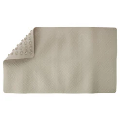 ACE Living Accents MB3212-TAN Bath Mat 28" L X 16" W Beige Thermo Plastic Elastomer Latex Free Beige