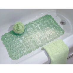 IDesign 80012 BATH MAT 26X13 GREEN