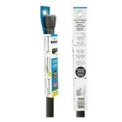 IDesign 78671 Shower Curtain Rod Cameo Black Stainless Steel Bronze