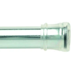 Zenna Home 512S TwistTight Series Shower Stall Rod, 40 In L Adjustable, 1-1/4 In Dia Rod, Steel, Chrome