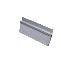 Pemko 18100CNB 48 48" 180 Degree Aluminum Retainer Weatherstrip With 1" Nylon Brush Clear Anodized Aluminum