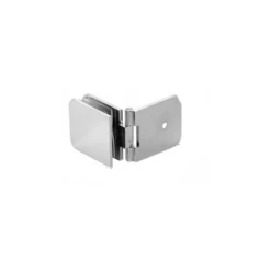 CRL ADJ037SC Satin Chrome Adjustable Wall Mount Glass Clamp