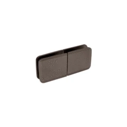CRL BGC1880RB Oil Rubbed Bronze Square Beveled 180 Glass-to-Glass Movable Transom Clamp