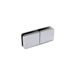 CRL BGC188CH Polished Chrome Square Beveled 180 Glass-to-Glass Movable Transom Clamp