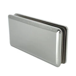 US Horizon C-P180-PN Premier Beveled Glass-to-Glass Clip 180 Degree Polished Nickel