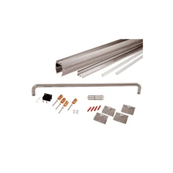 CRL CK147260BN Brushed Nickel 72" X 60" Cottage CK Series Sliding Shower Door Kit With Clear Jambs For 1/4" Glass