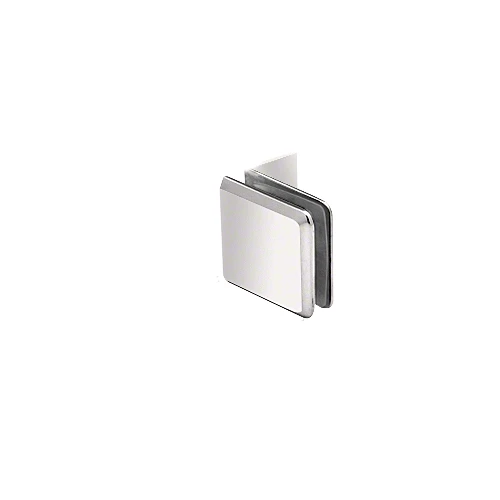 CRL BGC037PN Polished Nickel Fixed Panel Beveled Clamp With Small Leg