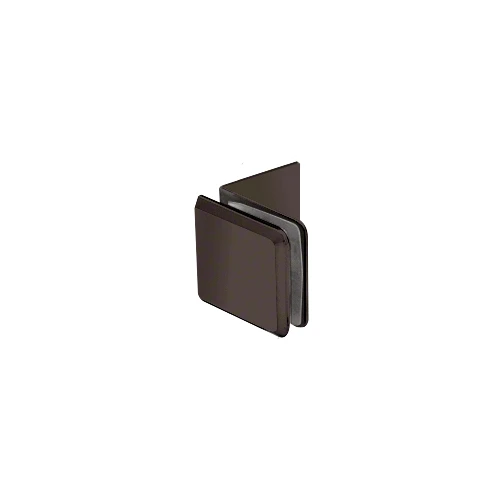 CRL BGC0390RB Oil Rubbed Bronze Fixed Panel Beveled Clamp With Large Leg