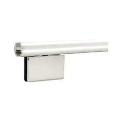 CRL EHK144BAEXT Brite Anodized 144" EZ-Adjust Shower Door Header Only