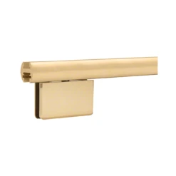 CRL EHK98SB Satin Brass 95" EZ-Adjust Shower Door Header Kit