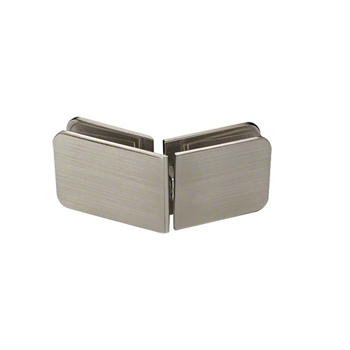 CRL GCB335BN Brushed Nickel Traditional Style 135 Degree Movable Transom Clamp