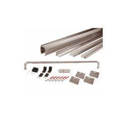 CRL DK146060BN Brushed Nickel 60" X 60" Cottage DK Series Sliding Shower Door Kit With Metal Jambs For 1/4" Glass