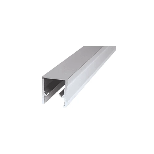 CRL H72BA Brite Anodized 72" Frameless Sliding Shower Door Header Extrusion For 3/8" Glass