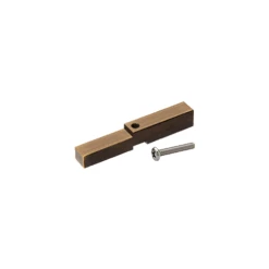 CRL HAB01BBRZ Brushed Bronze Adapter Block For Prima, Shell And Rondo Hinges