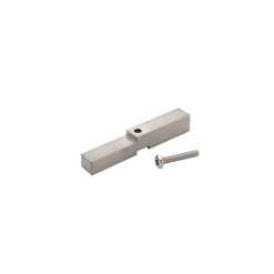 CRL HAB01BN Brushed Nickel Adapter Block For Prima, Shell And Rondo Hinges