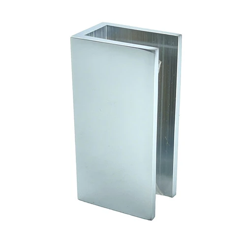 CRL NDC12CH Polished Chrome No-Drill Clamp For 1/2" Glass