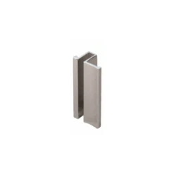 CRL S0H238BN Brushed Nickel Slip-On Handle For 3/16" Or 1/4" Frameless Sliding Door