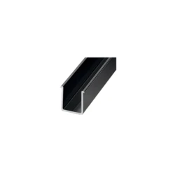 CRL S1F360BLEXT Black 36" Snap-In Filler Insert For Shower Door Header
