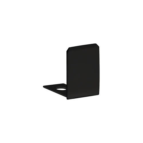CRL SDCEC12MBL Matte Black End Cap For 1/2" Deep U-Channel