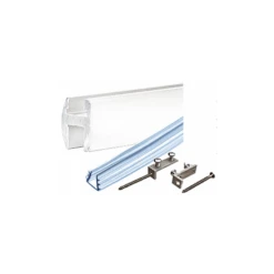CRL SDH660W White 66" Deluxe Shower Door Header Kit