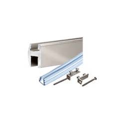 CRL SDH980PN Polished Nickel Deluxe Shower Door Header Kit - 95"