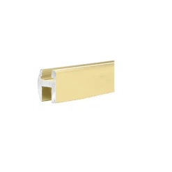 CRL SDH980SB Satin Brass Deluxe Shower Door Header Kit - 95"