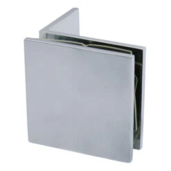 CRL SGC037SC Satin Chrome Fixed Panel Square Clamp With Small Leg