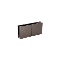 CRL SGC1880RB Oil Rubbed Bronze Square 180 Degree Glass-to-Glass Movable Transom Clamp