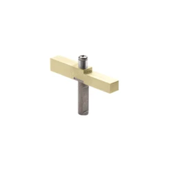 CRL SRHAB01SB Satin Brass Adaptor Block Used With Senior Prima Hinges