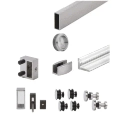 CRL SRSER78BS Brushed Stainless Senior Deluxe Serenity Sliding Shower Door System